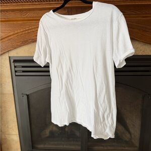 Zenana Outfitters White Short Sleeve Tee